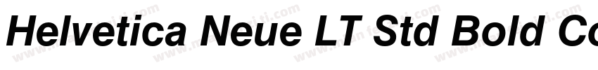 Helvetica Neue LT Std Bold Condense字体转换